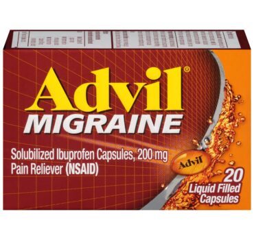 Advil Migraine 20 Cápsulas de Gel – Alivio Rápido de Migraña y Síntomas Relacionados